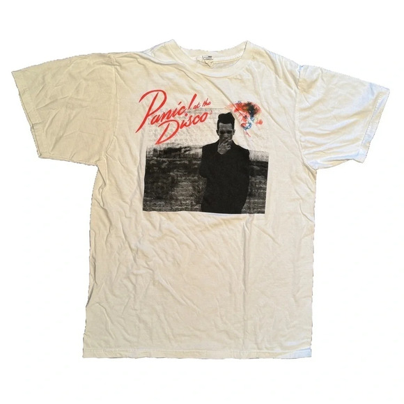 Panic! At the  Disco Too Weird To Live Too Rare To Die Promo Album Tee T-Shirt M - Picture 1 of 7